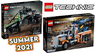 LEGO TECHNIC Summer 2021 Sets! Mercedes Trial Truck & Tow Truck