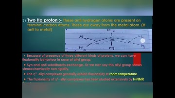 fluxionality in n3 allyl complex, organometallic chemistry