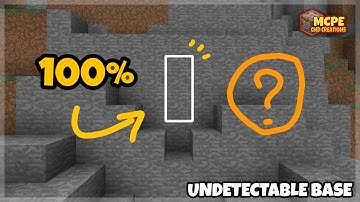 Mcpe Tutorials | 100% Undetectable Base using Commands