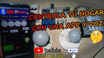 ENCIENDE Y APAGA LAS LUCES DE TU HOGAR CON LA VOZ || ARDUINO +BLUETOOTH +APP || BIEN EXPLICADO.