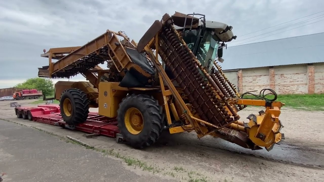 Перевозка негабаритного трактора