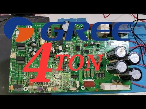 Gree DC inverter AC 4Ton floor standing and cassette unit outdoor PCB ...