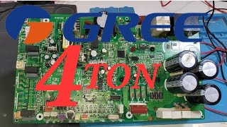 Gree DC inverter AC 4Ton floor standing and cassette  unit outdoor PCB # 417