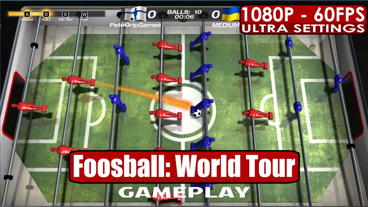 Foosball World Tour gameplay PC HD [1080p/60fps] YouTube
