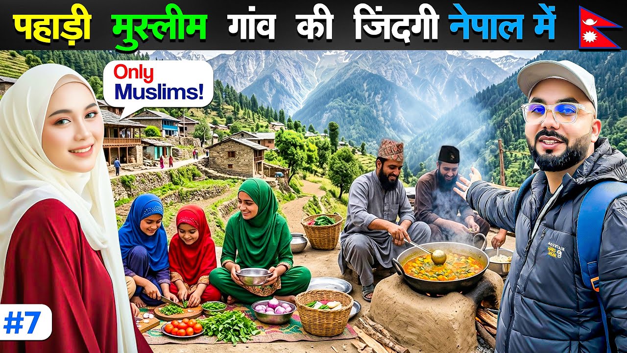 🇳🇵😍Real Muslim Village Life in the Hills of  Nepal | Epiosde:-01