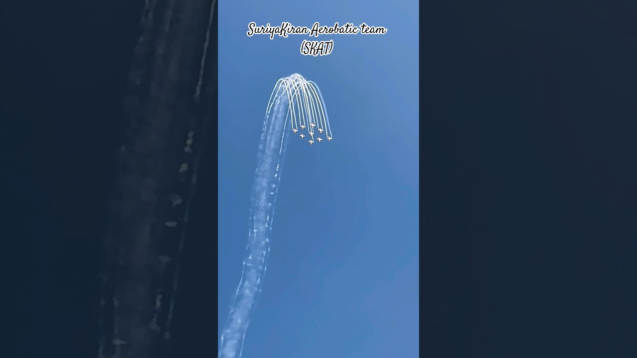 🔥 Suryakiran Aerobatic Team | Jaw-Dropping Air Show Performance 🇮🇳 | IAF Pride in the Skies!