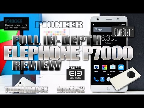 Elephone P7000 Pioneer (In-depth Review) MTK6752 64-bit, 3GB, Touch ID, 5.5" FHD IPS Screen