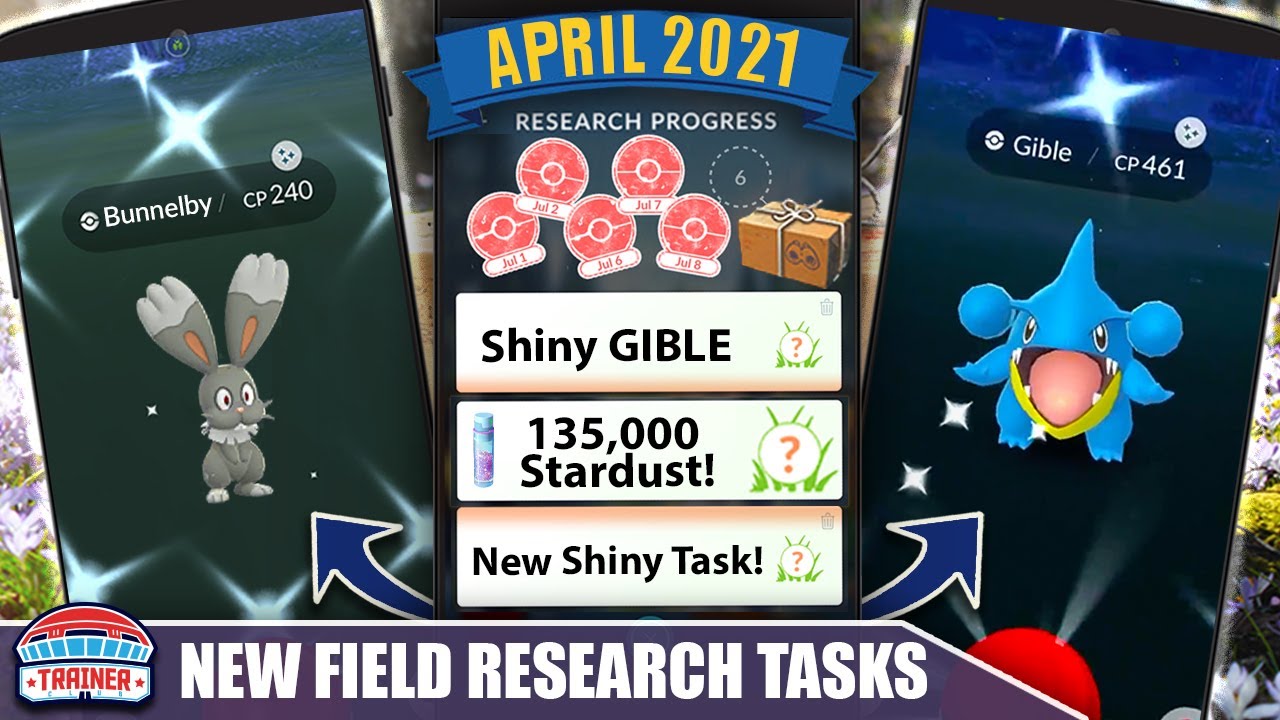 april research tasks pokemon go