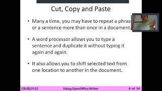III computer: Cut, copy and paste