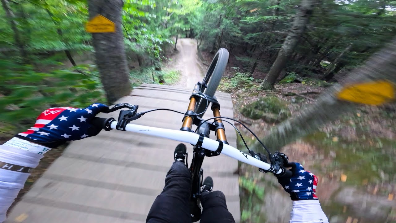 Hellion Jump Trail POV - Highland MTB Park!