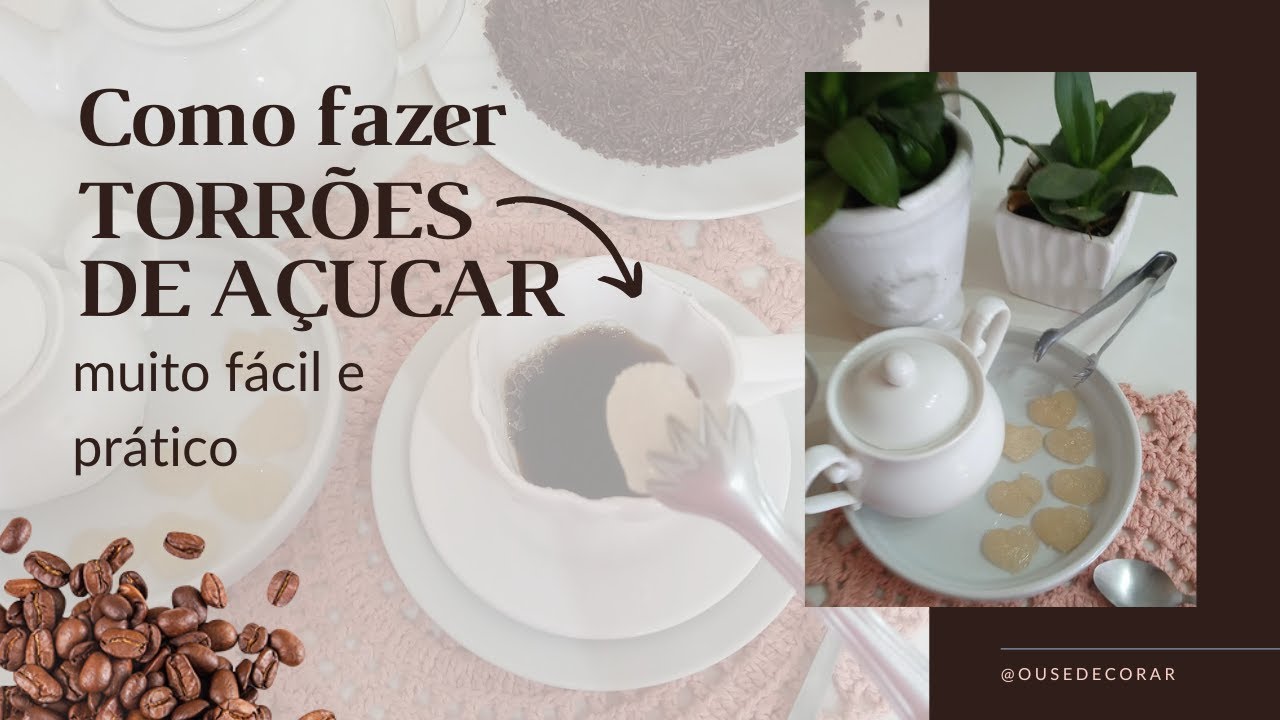 Como fazer Torrão  de açucar, o mais fácil que você vai ver! #mesaposta #torrãodeaçucar #decoração