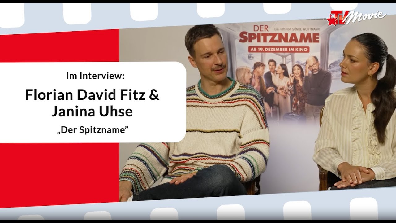 „Der Spitzname“:  Florian David Fitz und Janina Uhse im Interview
