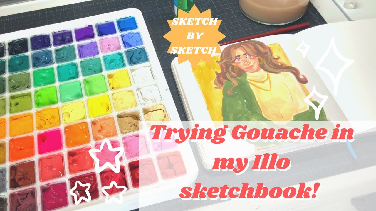 Is Gouache the BETTER Watercolor?!?! Trying it in my Illo