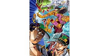 Jotaro Kujo's death - manga version with anime audio