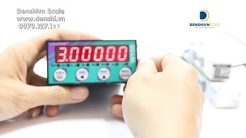 Hướng dẫn calibration indicator Laumas W100