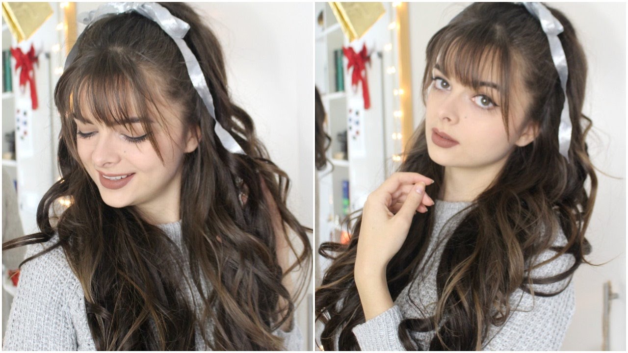 Cute Easy Casual Glam Christmas Hairstyle