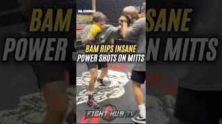 Bam Rodriguez DISPLAYS insane lightweight power on mitts!