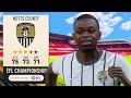 Rebuilding Notts County in the Championship…