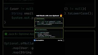 Stop Getting NullPointerException ❌ | Use Optional Like a Pro in Java #coding #interview