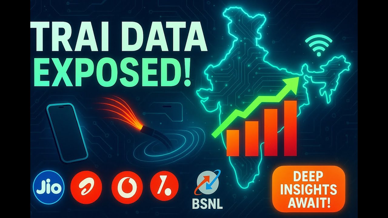 TRAI May 2025 Subscriber Data EXPLAINED | Jio’s Hidden Drop, Airtel’s M2M Game & the FWA Re-Shuffle
