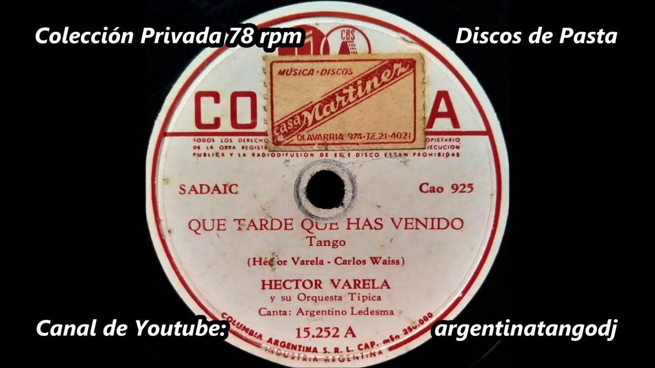 HECTOR VARELA - ARGENTINO LEDESMA - RODOLFO LESICA - TANDA BAILABLE DE TANGO HECTOR VARELA - ARGENTINO LEDESMA - RODOLFO LESICA - TANDA BAILABLE DE TANGO