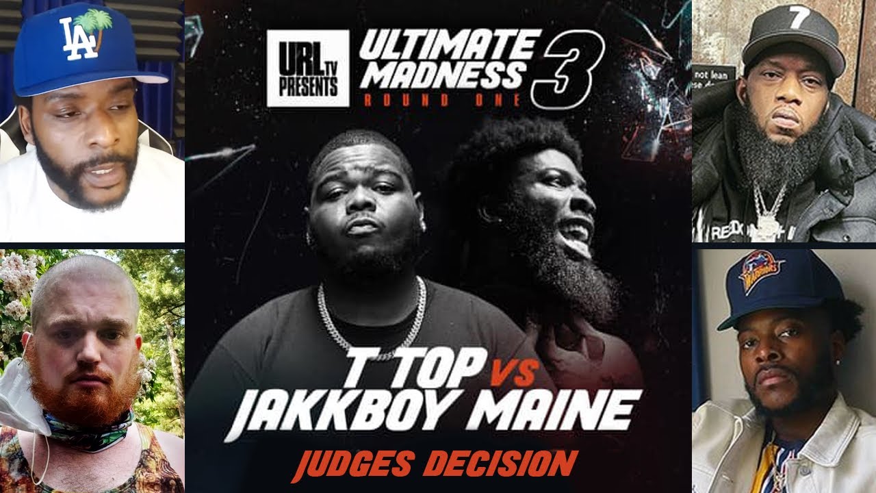 TTOP VS JAKKBOY MAINE JUDGES DECISION WINNER JAKKBOY MAINE YouTube