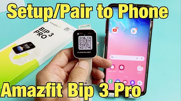 Amazfit Bip 3 Pro: How to Setup/Pair to Phone (Android Phone, iPhone, Tablet, iPad)