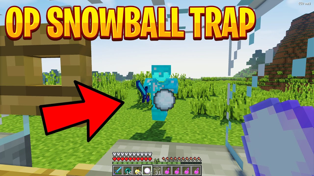 OP SNOWBALL TRAP | Minecraft HCF