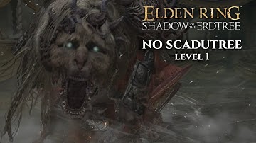 Elden Ring DLC: Divine Dancing Lion [Level1, No Hit, No Scadutree]