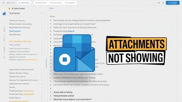 How To Fix Attachments Not Showing Up In Outlook (Windows & Office 365)