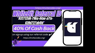 WhiteBit Referral ID [REBATE] – Experience a 40% Cashback