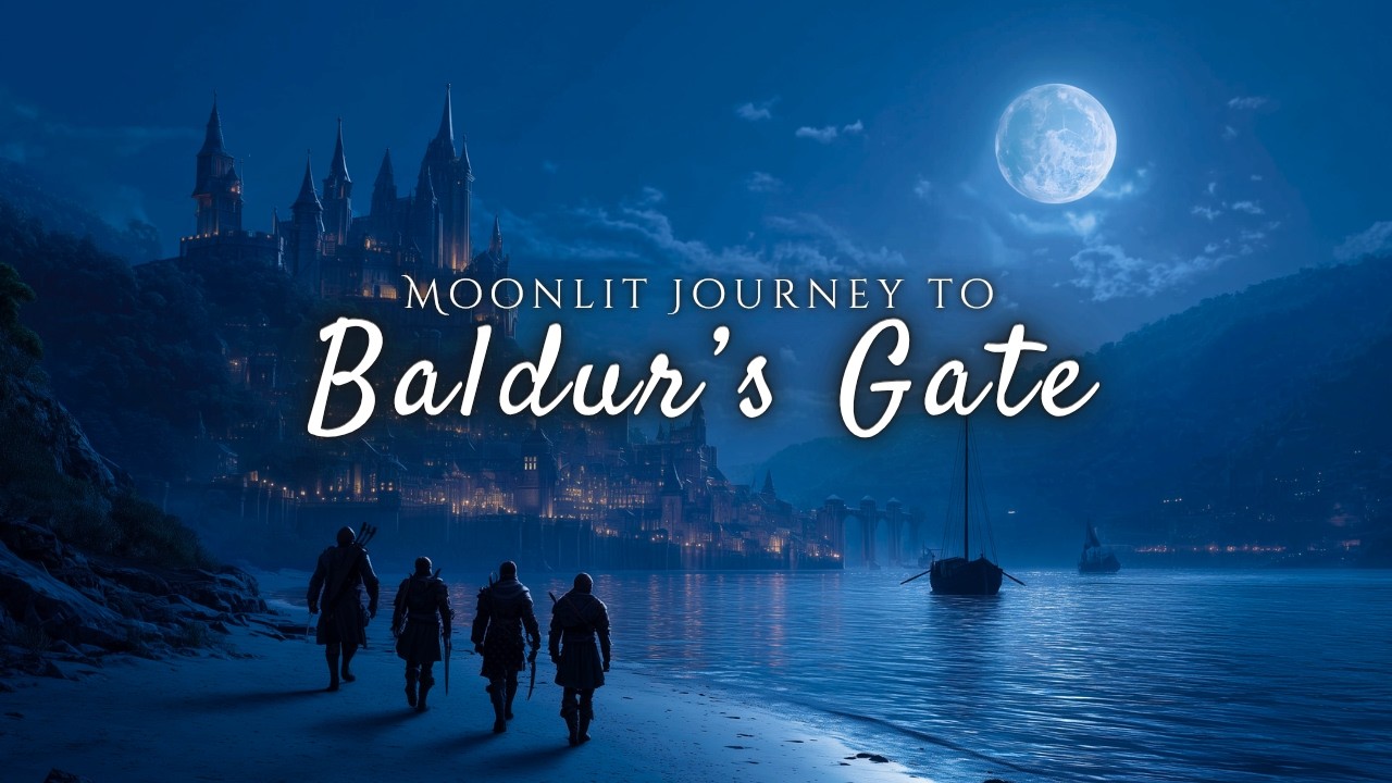 Journey to Baldur's Gate | 3 Hours of Fantasy Music for Reading, Studying and Relaxation