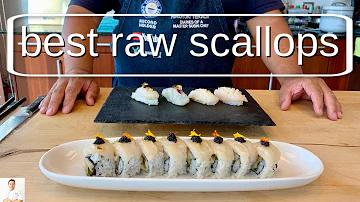 How do you eat scallop sashimi?