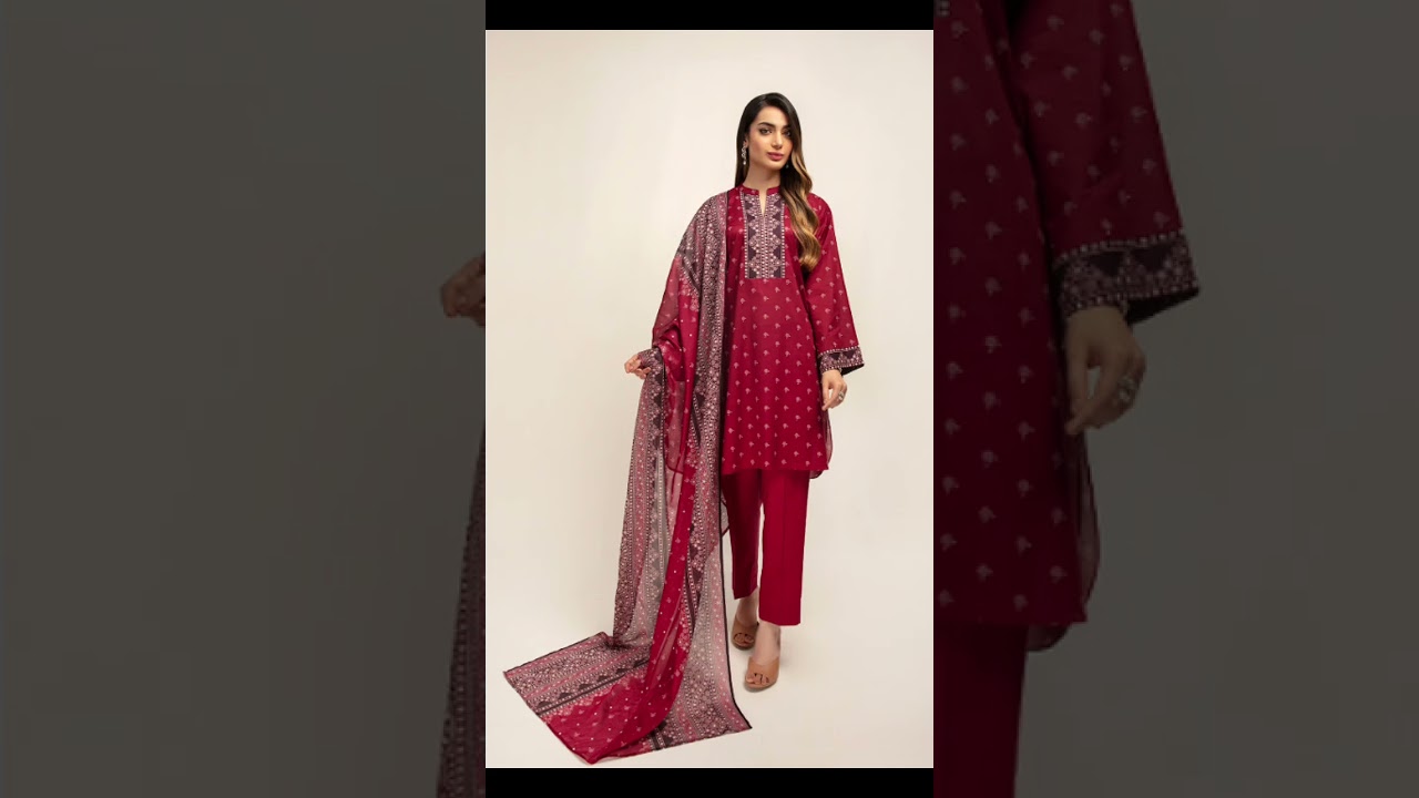 NISHAT®️VOLUME - 03 & 04.LUXURY LAWN 3 PC PRINTED Prices = 3500/. #foryou #fashion #newfashionbrand