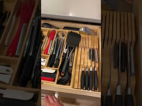 Best Kitchen Drawer Organization! - YouTube