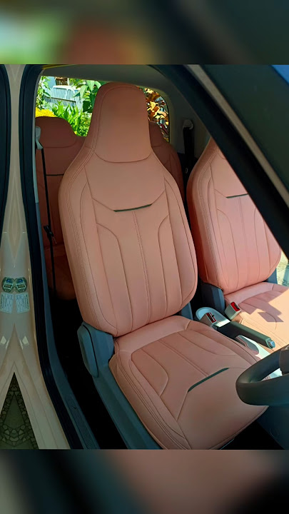 Cover Jok Wuling Air ev Pemasangan sistem semi permanen yg kain orsinilnya tetep ada di dalam