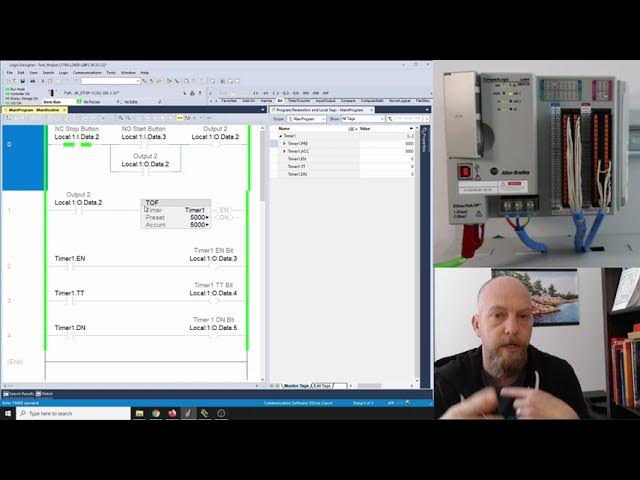 Outline Video Studio 5000 PLC Programming (Timer Instructions TON, TOF, RTO, RES)