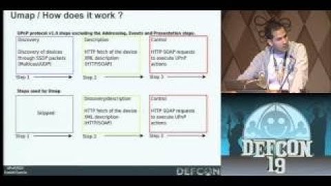 DEFCON 19: UPnP Mapping