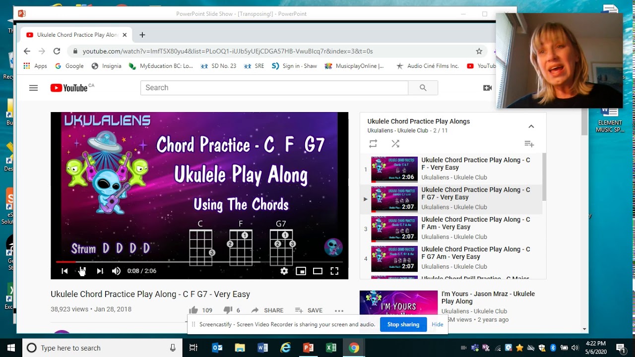 Youtube Transpose Ukulaliens and Transposing - YouTube