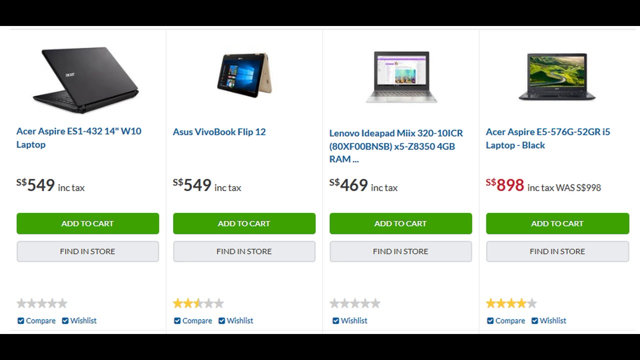 Laptop Price In Singapore YouTube