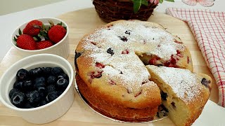 Cake Recipe with Mascapone Cheese | Berry Mascarpone Cake | El Amor Kitchen