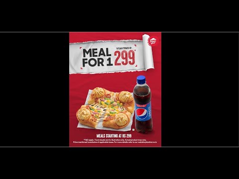 Presenting, MOMO MIA! pizza with spicy schezwan dip | Pizza Hut India