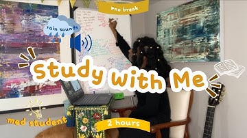 med student STUDY WITH ME | 2 HOURS flashcards on cardiovascular pathology ~ real time + no break