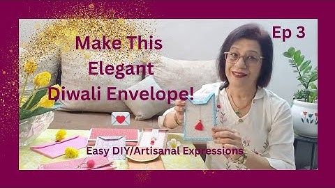 ✨DIY Elegant Diwali Envelope/ Handmade joy with Minnie/ Artisanal Expressions 