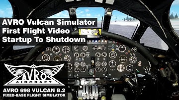 Vulcan Airplane Simulator First Flight