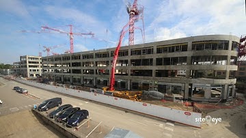 Cambridge Assessment Triangle Project - full building progress to date (May 2017)
