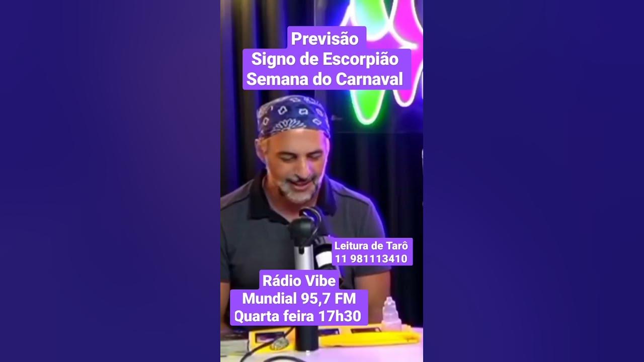 Tarot do j bali signo de escorpi o r dio vibe mundial 95 7 fm tar logo