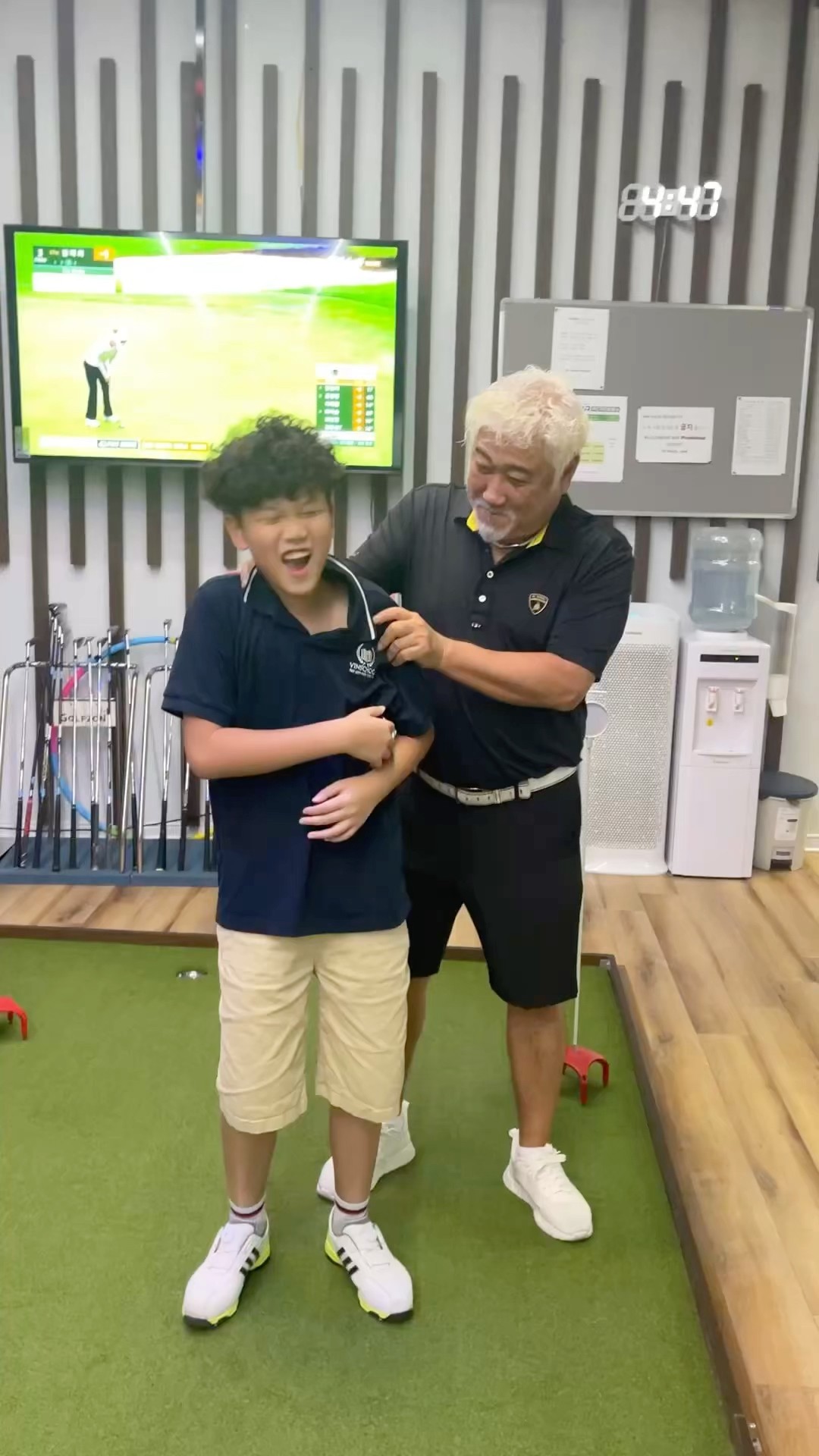 (Golf familyVN) thầy em rất hài hước và vui tính ?#golf #funny #shorts