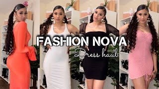 Fashion Nova Dresses Try On Haul Tammy Bad