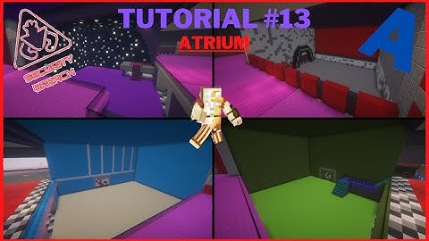 How to build Security Breach in MINECRAFT Part 13 A | Atrium 4/9 | Sub Lobby Walls & Floors